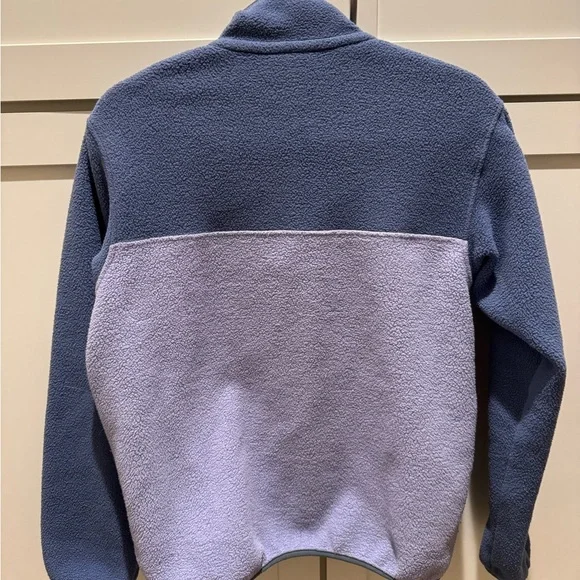 Patagonia Synchilla Light Purple Blue  Snap T Fleece Pullover Small - Picture 3 of 5